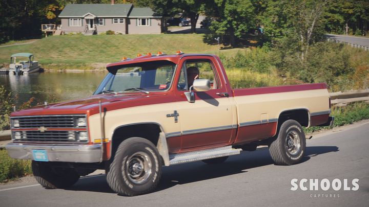 Brown/tan two-tone